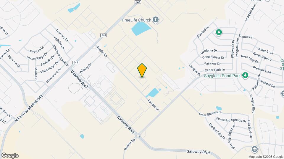 2708 Shiners St Map and Location Details