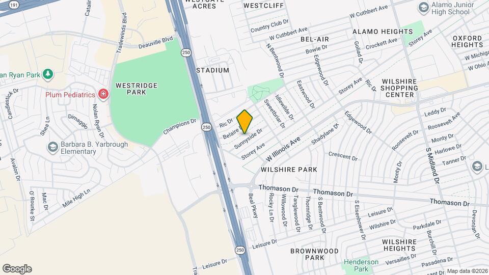 5122 Sunnyside Dr Map and Location Details