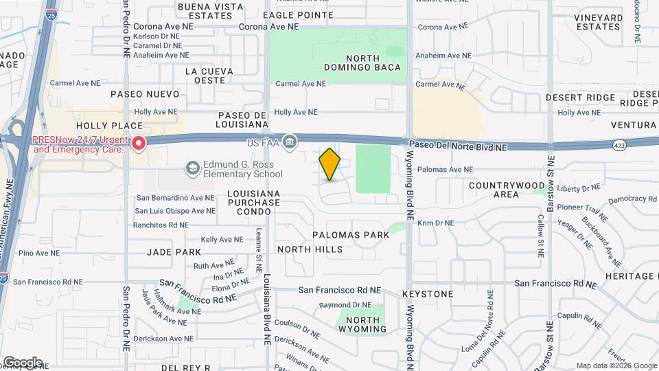 7212 Bobwhite Ln NE Map and Location Details