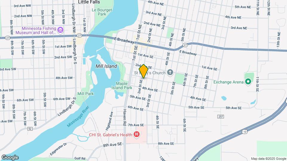 405 2nd St SE Map and Location Details