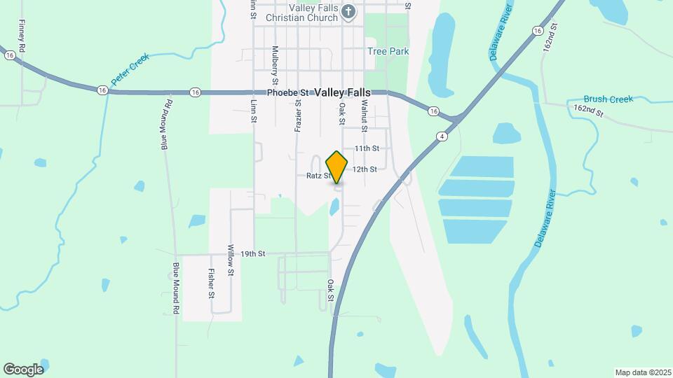 1208 Oak St Map and Location Details