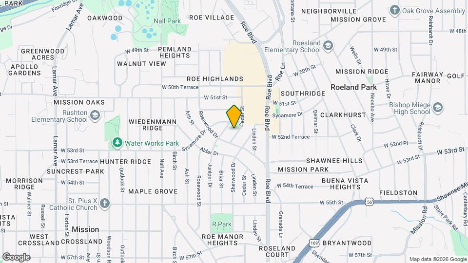 5214 Cedar St Mapa y Detalles de la Ubicación