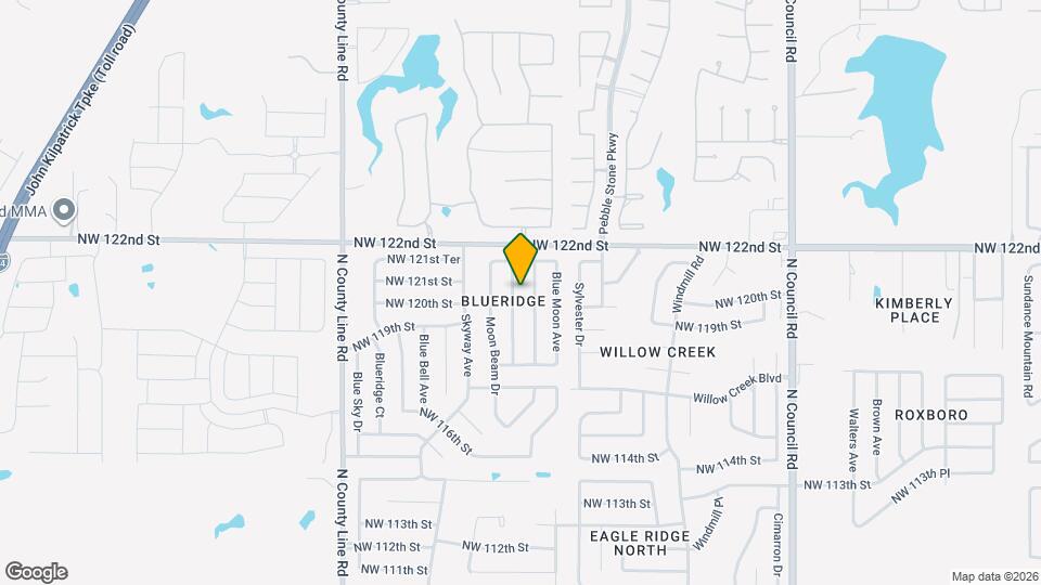 12100 Blueway Ave Map and Location Details