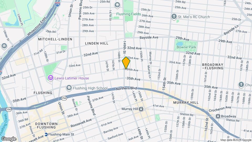 34-07 149th St Mapa y Detalles de la Ubicación