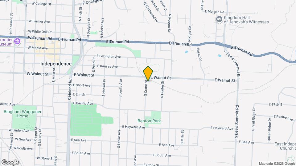 315 S Crane St Map and Location Details