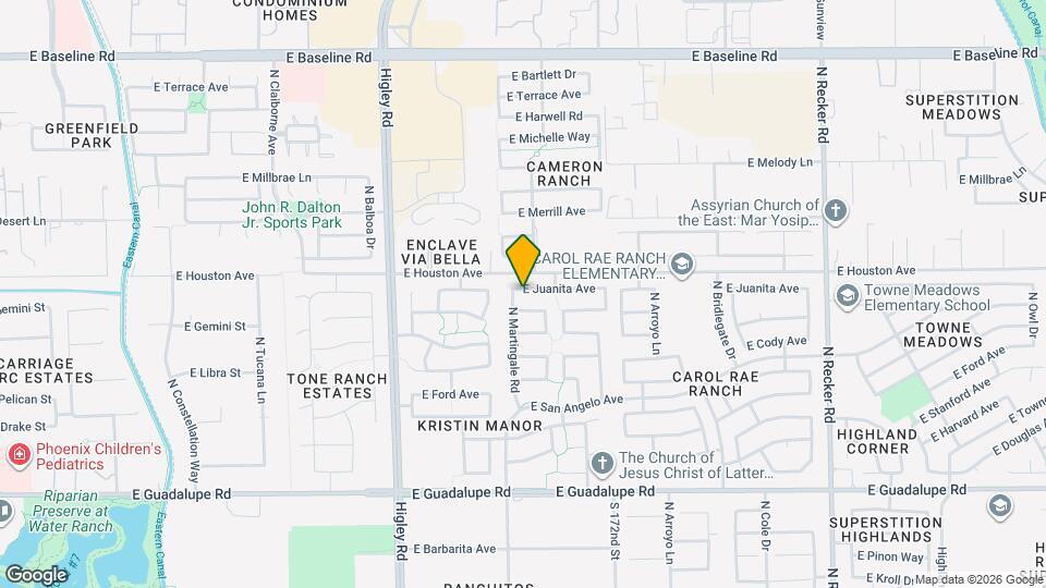 3439 E Juanita Ave Map and Location Details