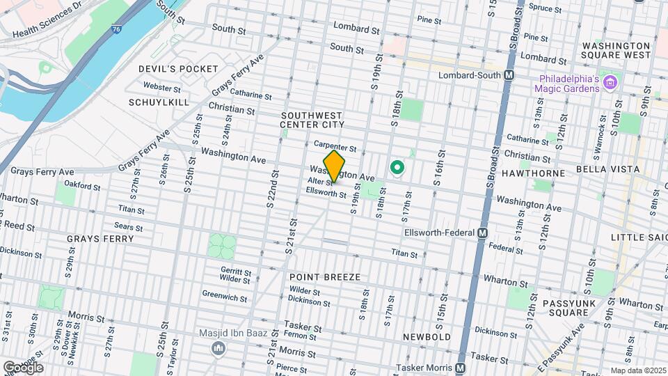 1121-1123 S 20th St Mapa y Detalles de la Ubicación