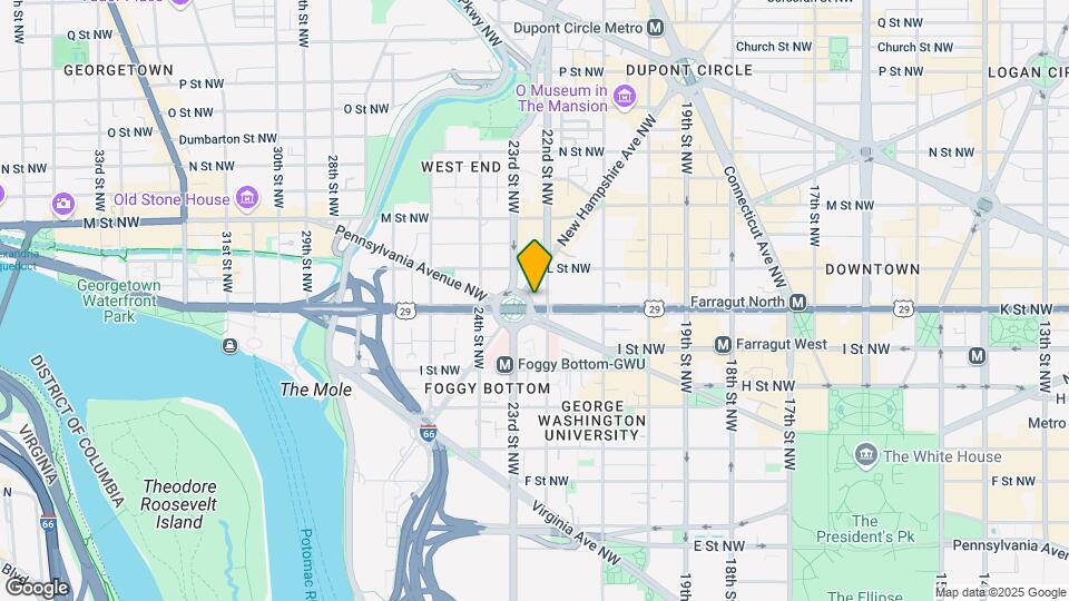 2207 K St NW Map and Location Details