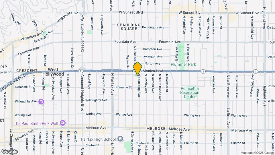 1041 N Spaulding Ave Map and Location Details