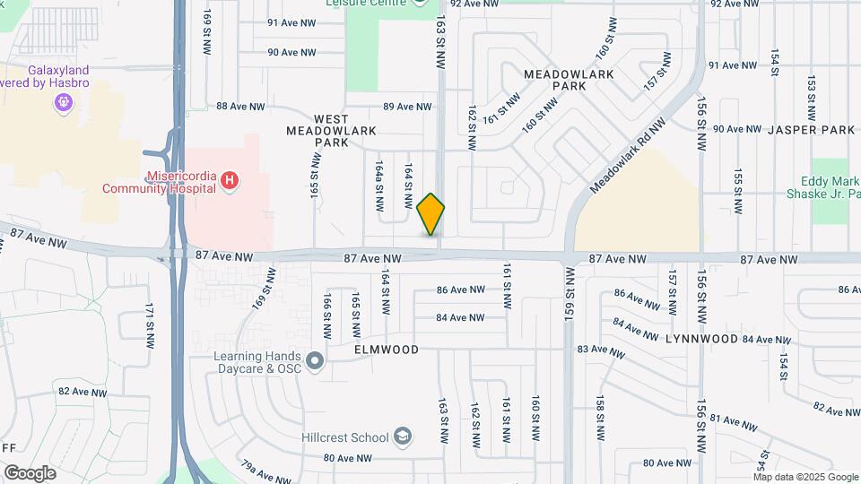 8702-8163 163 St NW Map and Location Details