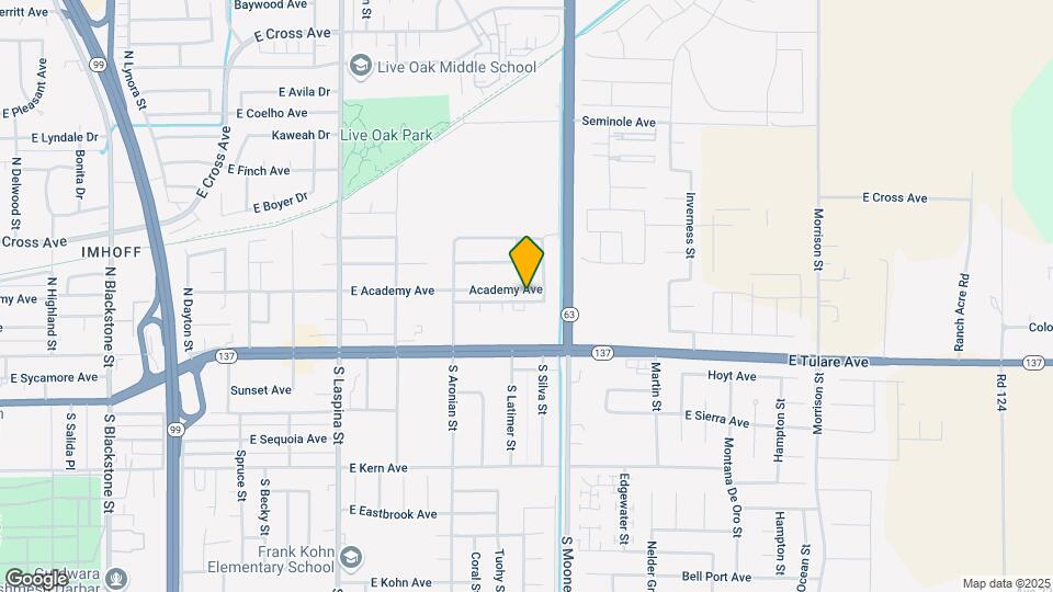 1997 E Academy Ave-Unit -1 Mapa y Detalles de la Ubicación