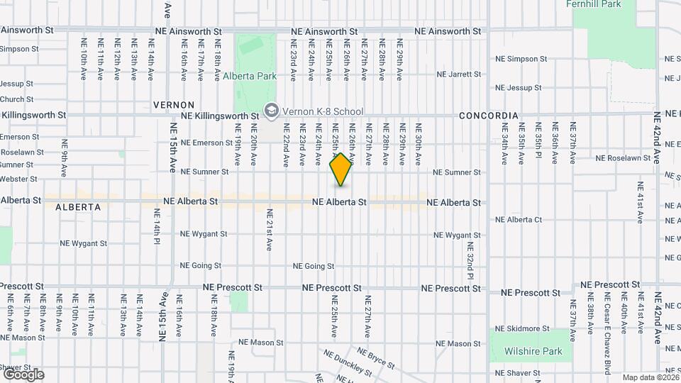5028 NE 25th Ave Mapa y Detalles de la Ubicación
