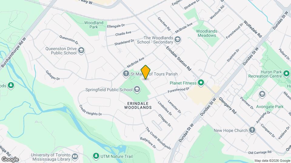 1233 Fairdale Dr Map and Location Details