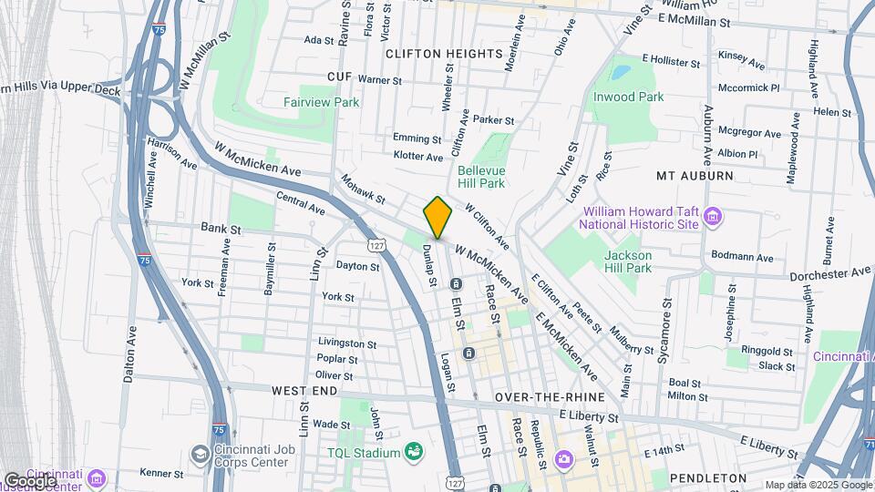 207 W McMicken Ave Map and Location Details