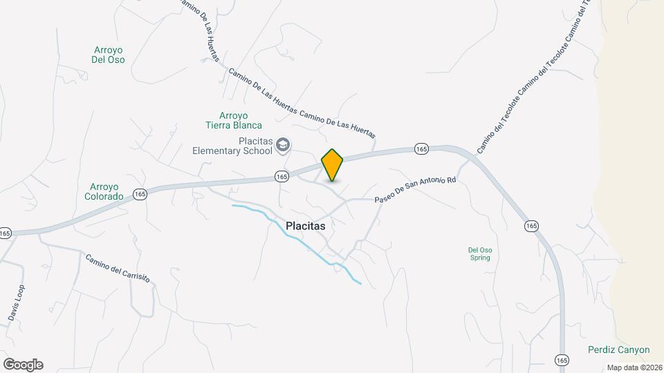 12 Camino del Campo Santo Map and Location Details