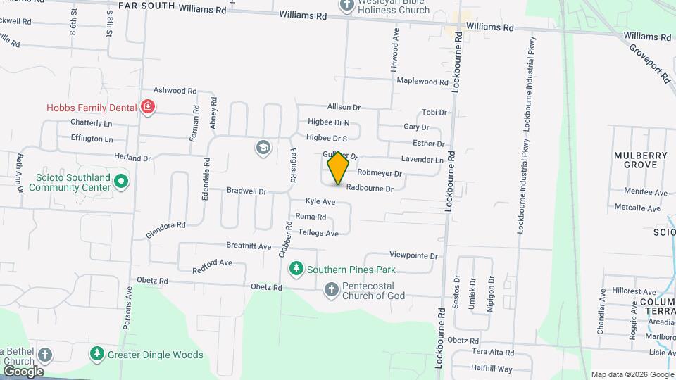 857 Radbourne Dr Map and Location Details
