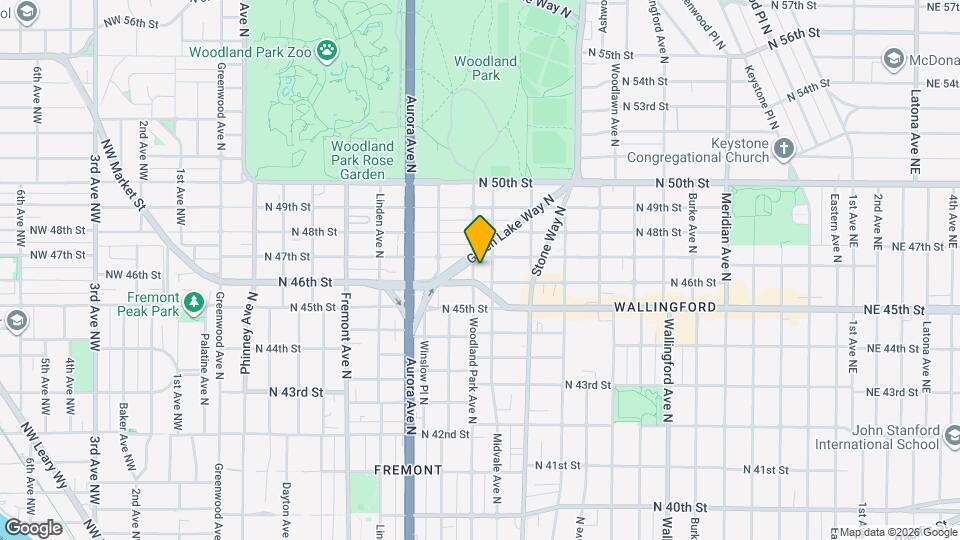 4610 Woodland Park Ave N Map and Location Details