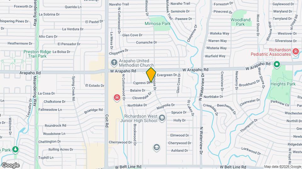 1303 Cypress Dr Map and Location Details