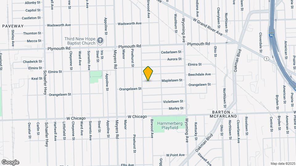 10395 Maplelawn St Map and Location Details