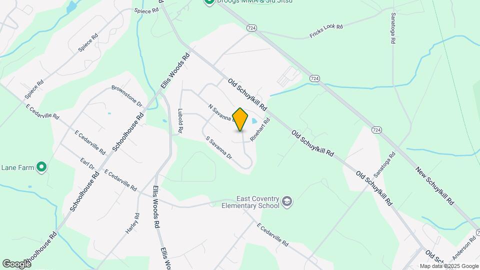 105 N Savanna Dr Map and Location Details