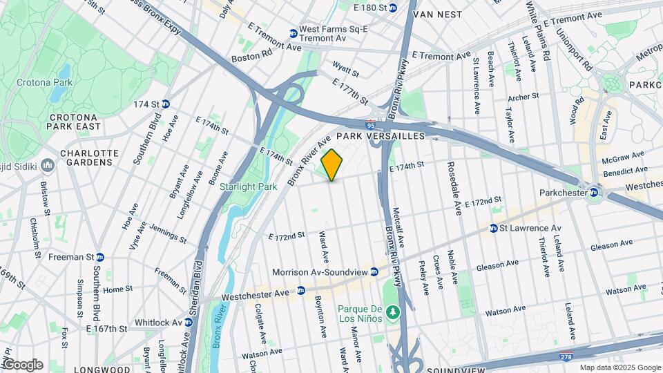 Bronx River and Addition Map and Location Details