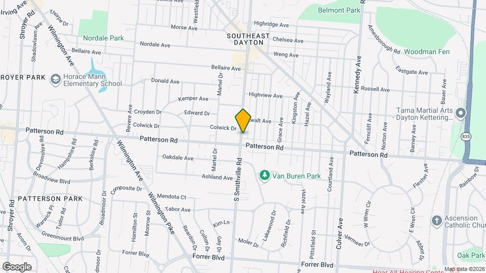 3112 S Smithville Rd Map and Location Details