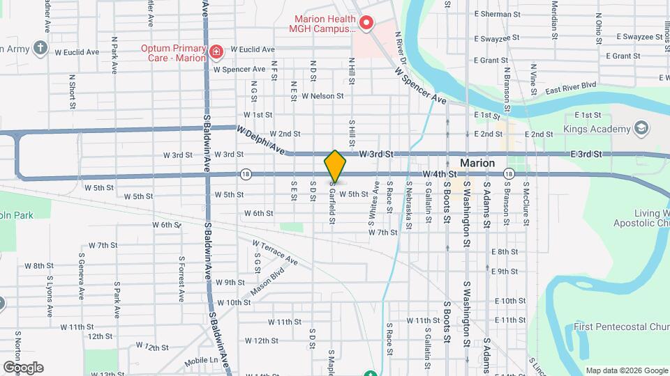 740 W 5th St Map and Location Details