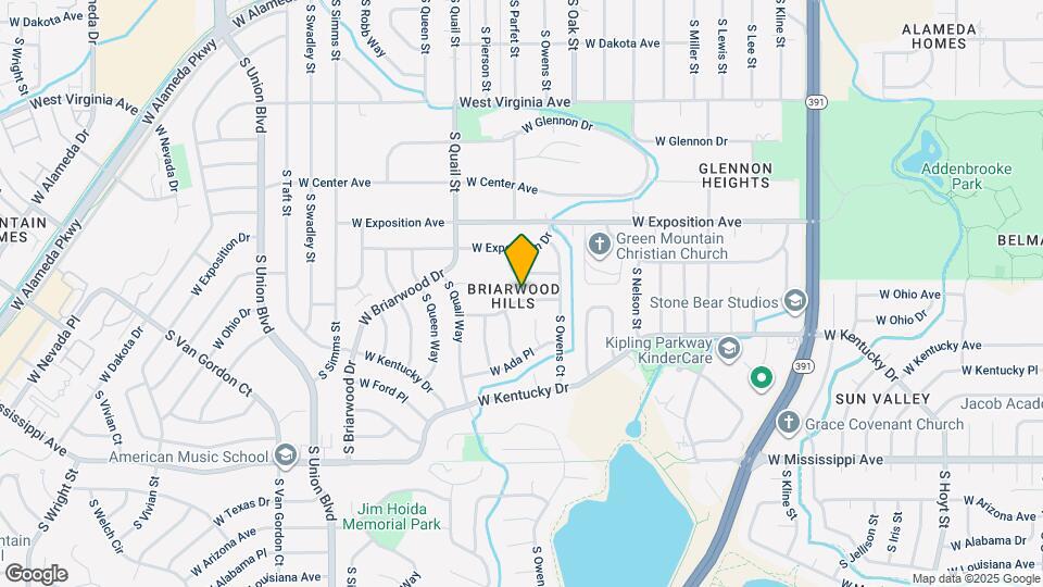 11015 W Ohio Dr Map and Location Details