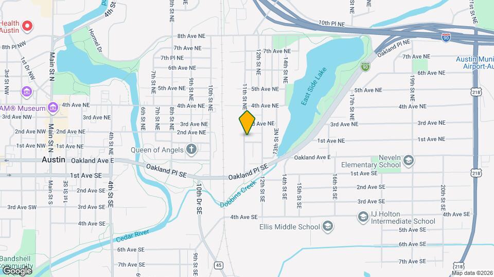 200 11th St NE Map and Location Details