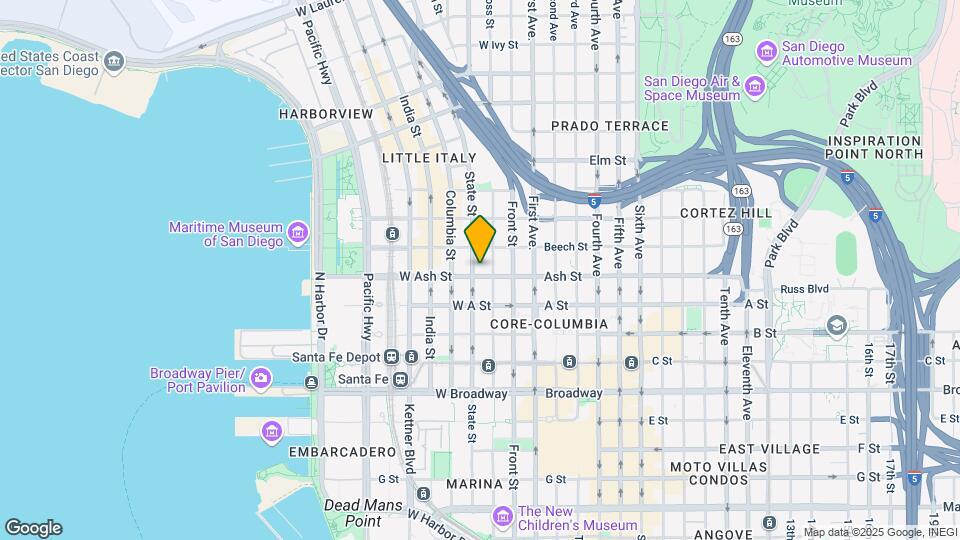 350 W Ash St Map and Location Details