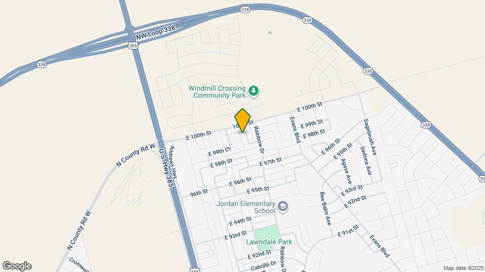 9911 McCraw Dr Map and Location Details