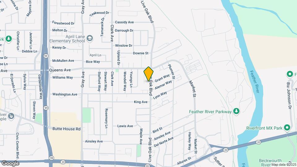1440 Live Oak Blvd Mapa y Detalles de la Ubicación