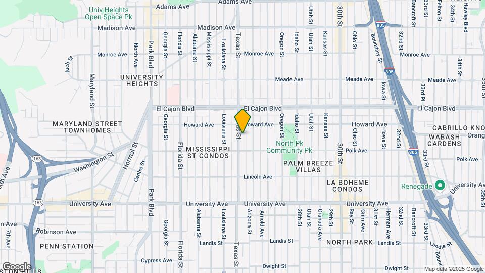 4155 Texas St Mapa y Detalles de la Ubicación
