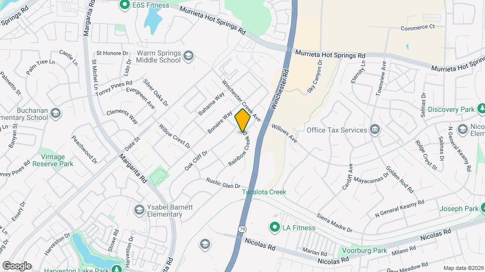 27055 Rainbow Creek Dr Map and Location Details