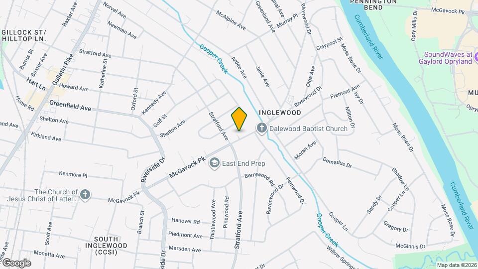 1511 McGavock Pk Map and Location Details