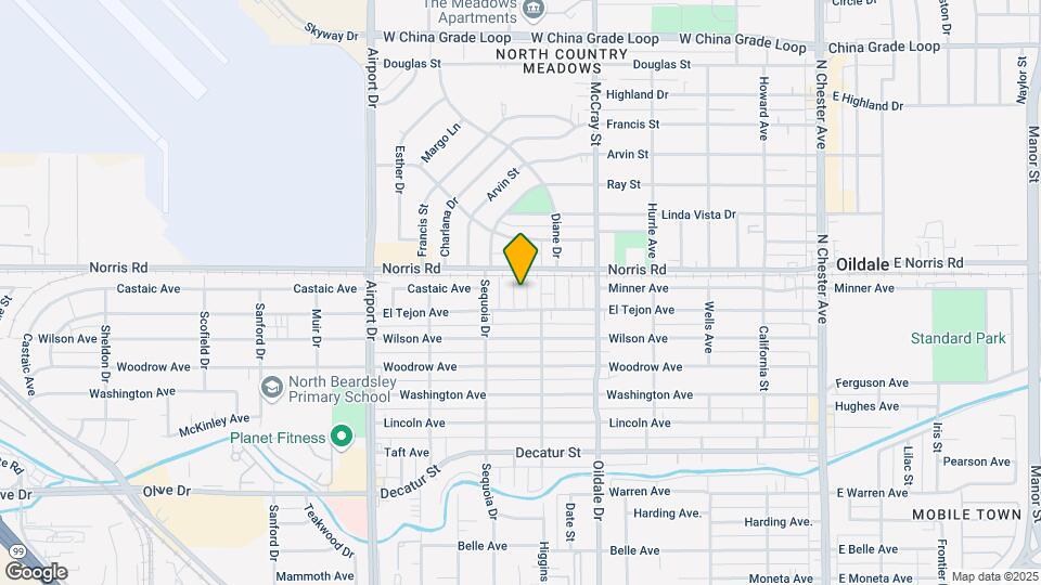 1306 Monache Dr-Unit -2 Map and Location Details