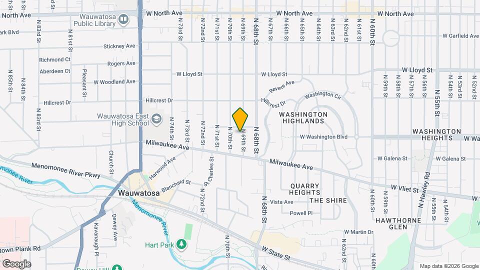 1711 N 69th St Map and Location Details