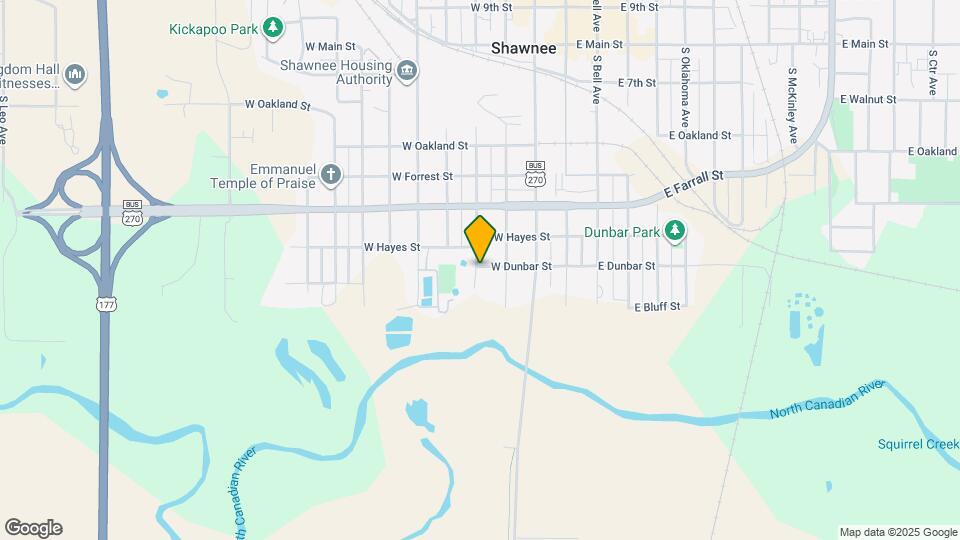 817 S Park Ave Map and Location Details