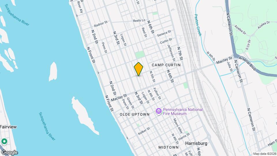 2163 Logan St Map and Location Details