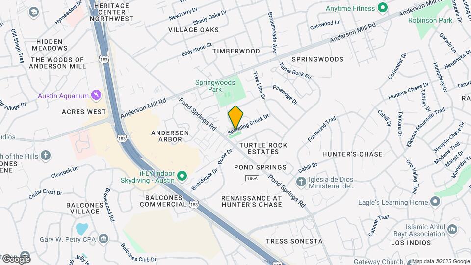 9003 Sparkling Creek Dr Map and Location Details