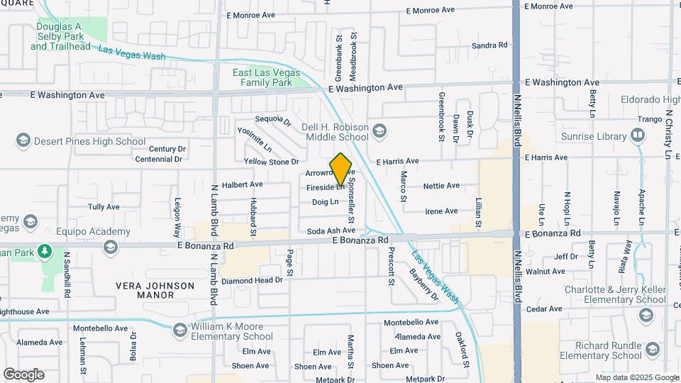 4613 Fireside Ln Map and Location Details