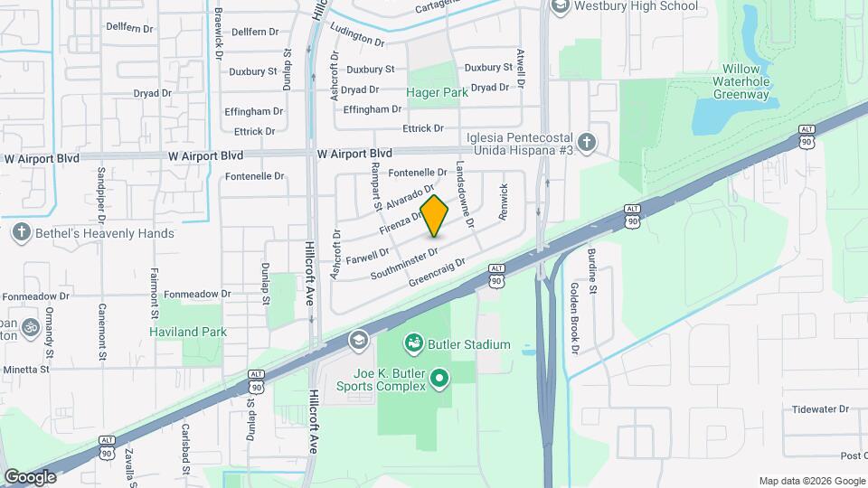 5742 Southminster Dr Map and Location Details