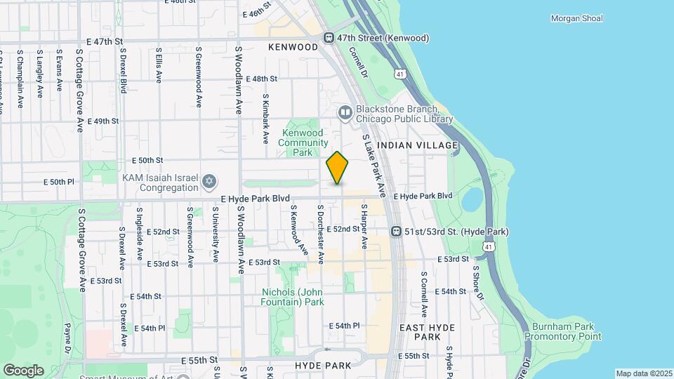 5046 S Blackstone Ave, Unit 3 Map and Location Details