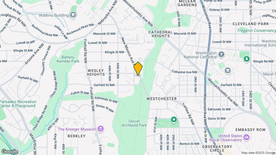 2916 New Mexico Ave NW Map and Location Details