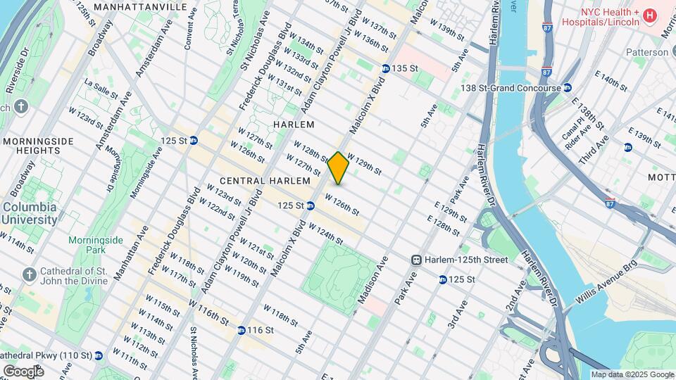 64 W 127th St Map and Location Details