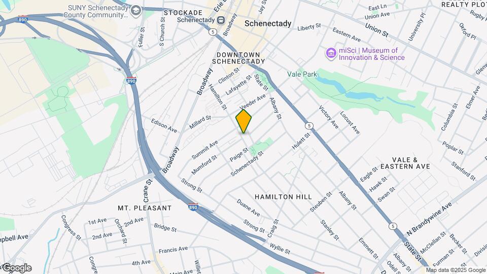 633 Hamilton St, Unit 1 Mapa y Detalles de la Ubicación