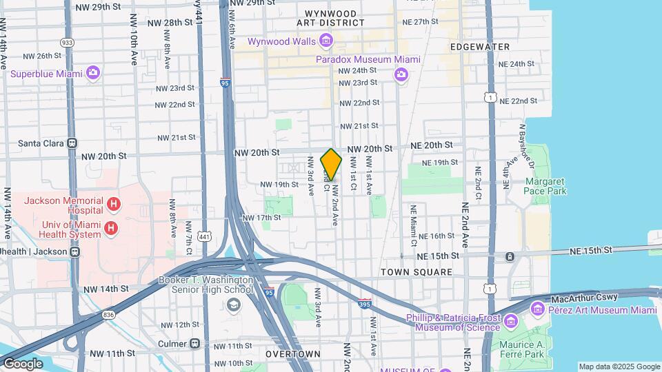 1829 NW 2nd Ct-Unit -3 Map and Location Details