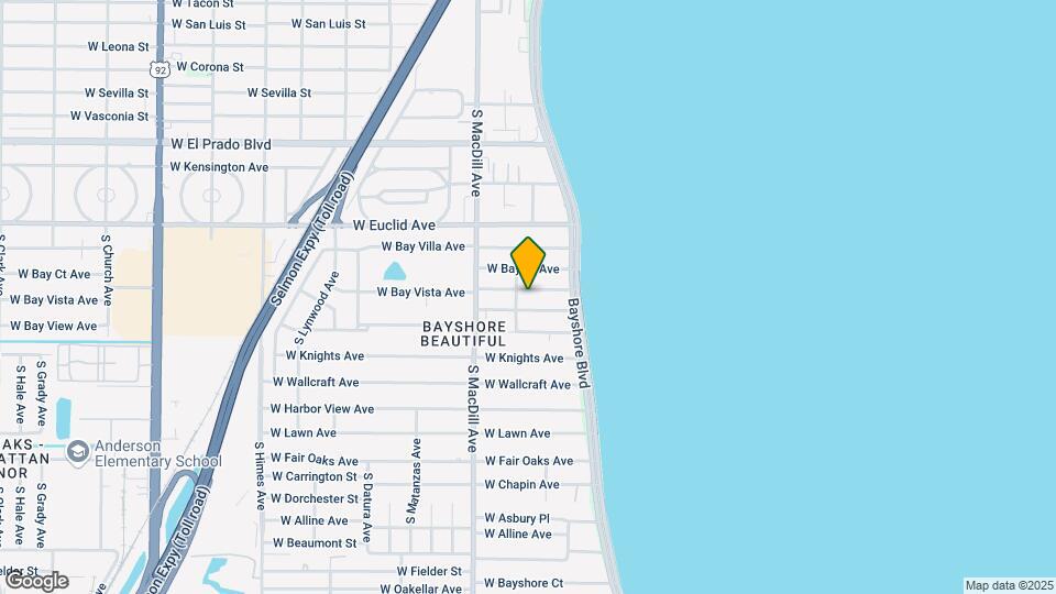 2916-2918 W Bay Vista Ave Mapa y Detalles de la Ubicación