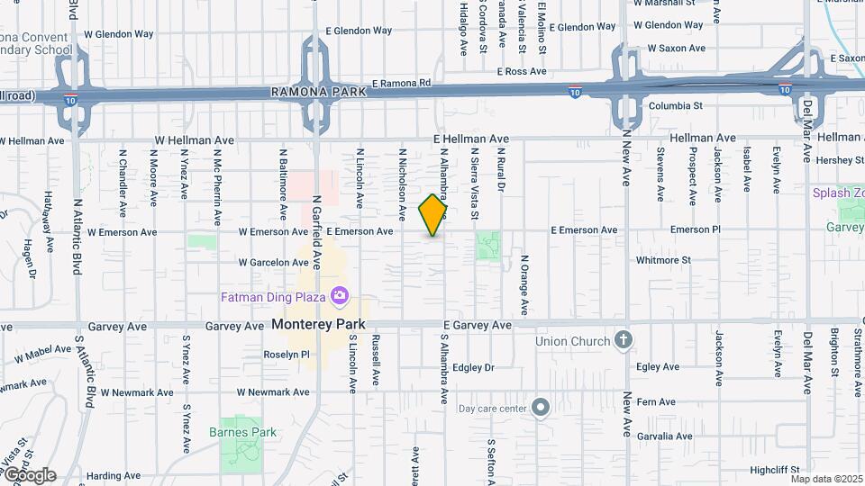 319 N Alhambra Ave Map and Location Details