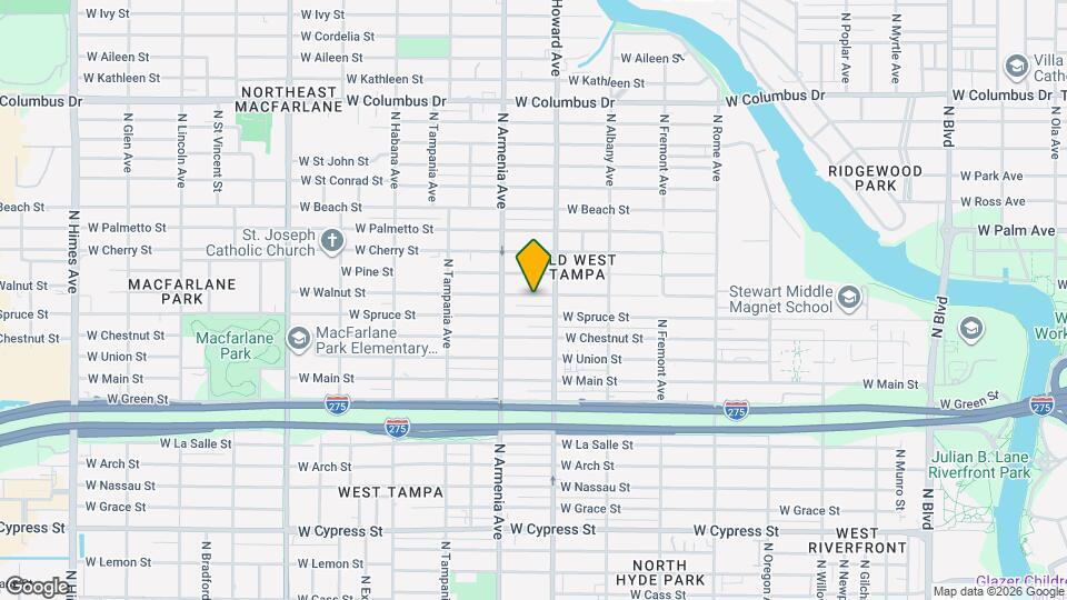 2320 W Walnut St Map and Location Details